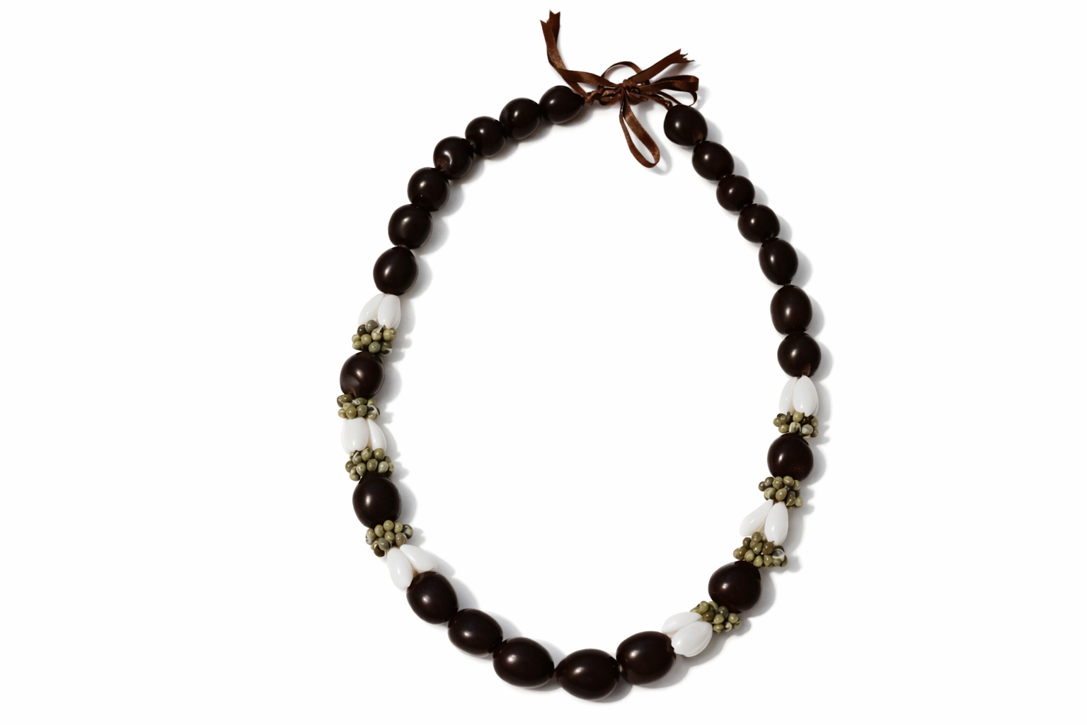Earth Tone Beaded Necklace