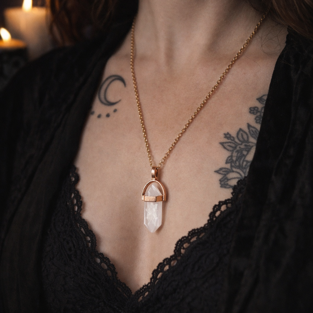 Clear Quartz Energy Necklace