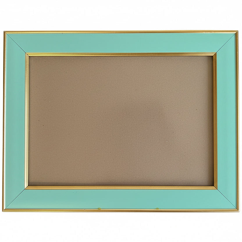 Teal & Gold 5x7 Frame – Second Story Vintage Find